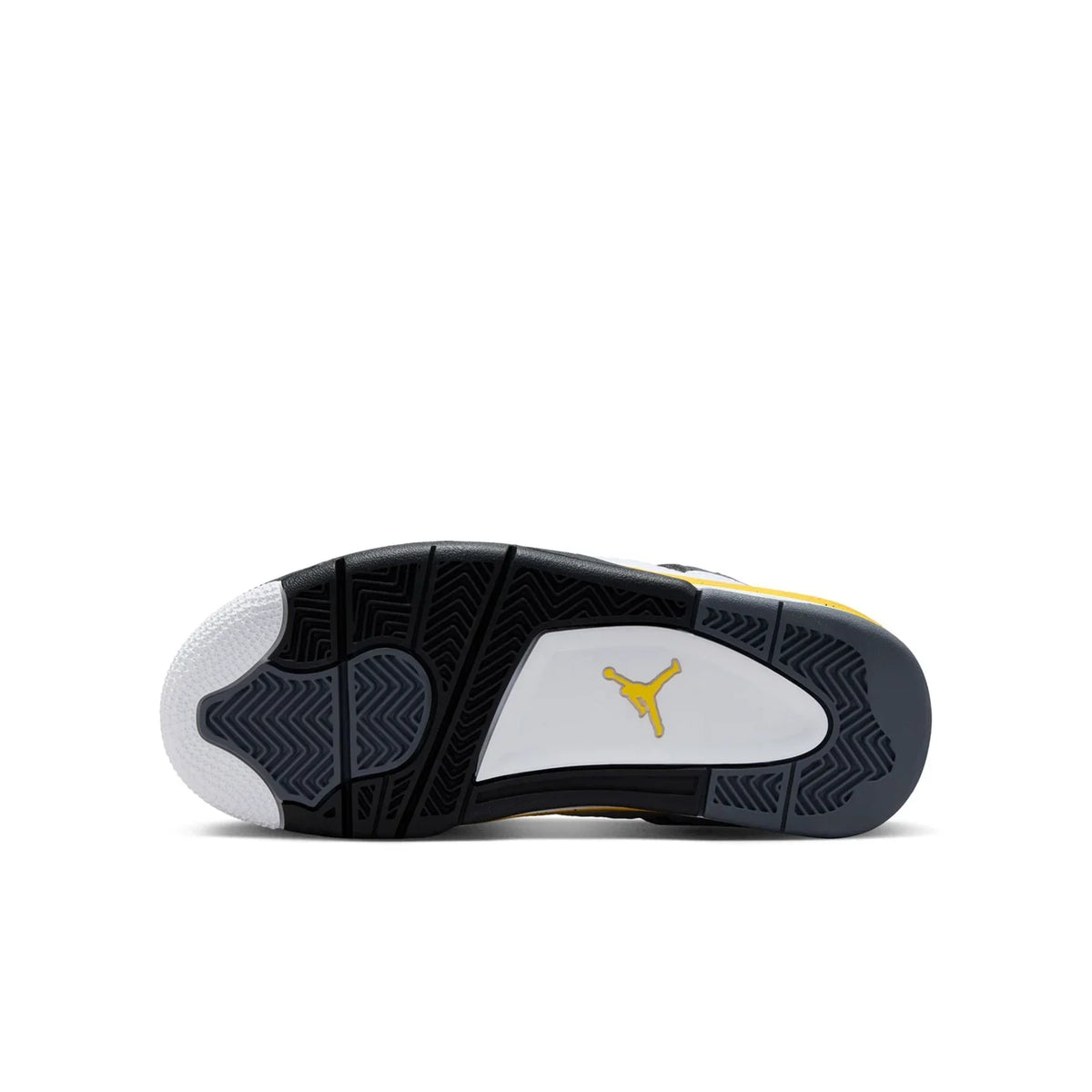Big Kid's Air Jordan 4 Retro Tour Yellow White/Tour Yellow-Dark Blue Grey-Black 408452-102